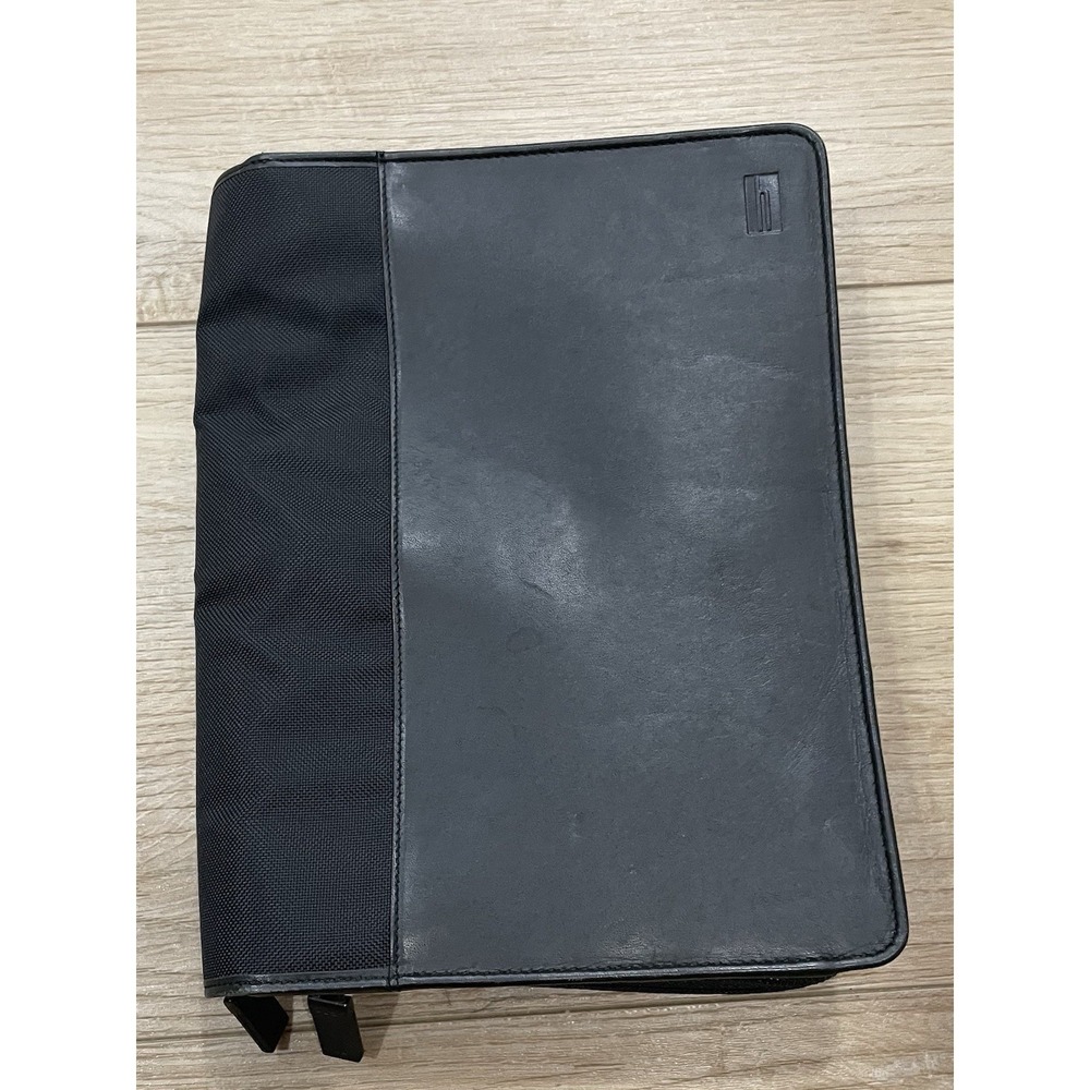 Hartmann Intensity Canvas Nylon & Leather Zippered Tech Portfolio Organizer Case